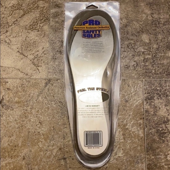 KP industries Pro Safety soles orthotics 12-14 - Picture 6 of 7